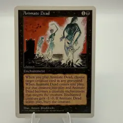 Magic The Gathering Fifth Edition Animate Dead Regular NM - Image 1