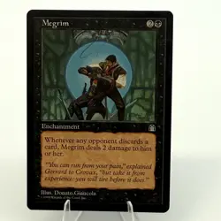 Magic The Gathering Stronghold Megrim Regular NM - Image 1