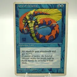 Magic The Gathering Fourth Edition Lord of Atlantis Regular MP - Image 1