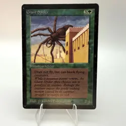 Magic The Gathering Limited Edition Beta Giant Spider Regular MP - Image 1