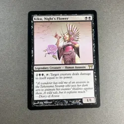 MTG Kiku, Night's Flower Champions of Kamigawa Regular Magic The Gathering - Image 1