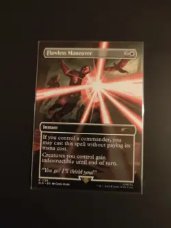 MTG Secret Lair Drop Captain America Flawless Maneuver Borderless Regular NM - Image 1