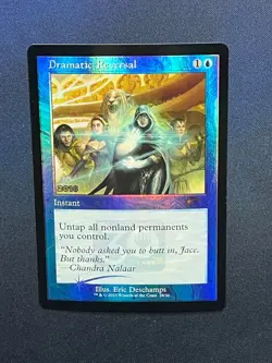MTG Dramatic Reversal - 30th Anniversary FOIL Promo Magic the Gathering TCG - Image 1