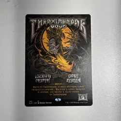 2021 MTG Magic The Gathering SLD Secret Lair Poster Borderless #142 Thraximundar - Image 1