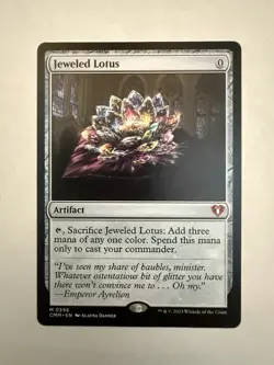 Jeweled Lotus MtG NM Unplayed Commander Masters CMM 396 Magic The Gathering - Image 1