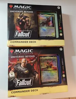 Magic the Gathering: Fallout Commander Deck Display (Set of 2) - NEW/Sealed - Image 1