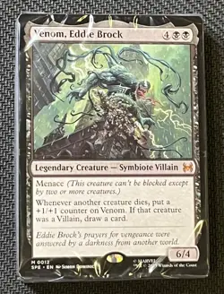 MTG x Spiderman Welcome Black Deck Sealed - Venom, Eddie Brock - Image 1