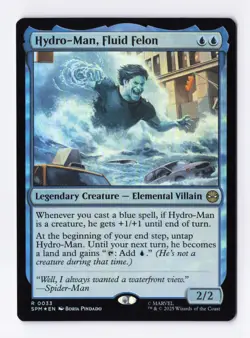 Hydro-Man, Fluid Felon (Foil) 0033 (R) MTG Marvel's Spider-Man (SPM) - Image 1