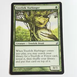 Treefolk Harbinger 239 U Lorwyn Magic the Gathering MTG LP - Image 1