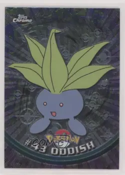 Oddish Topps Chrome Pokemon TV Animation Edition #43 2000 - Image 1