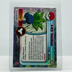 Pokemon Oddish #43 Pokemon 2000 Topps TV Animation Chrome Series 1 Holo Foil - Image 2