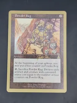Powder Keg (World Championship Decks, 1999) Gold Bordered MTG - Image 1