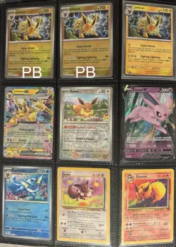 Pokemon Personal Collection EEVEELUTIONS RARE 54 Card Lot NM+ Or Stated Vintage - Image 3