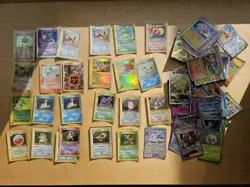 Pokemon Vintage Modern Job Lot Bundle Shadowless Holos Rares Played condition - Image 1