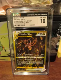 Pokemon Giratina VSTAR Crown Zenith Galarian Gallery GG69/GG70 CGC 10 Gem Mint - Image 1