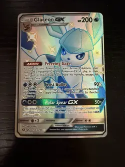 Glaceon GX SV55/SV94 Hidden Fates Shiny Vault Holo Rare Card NEAR MINT - Image 1