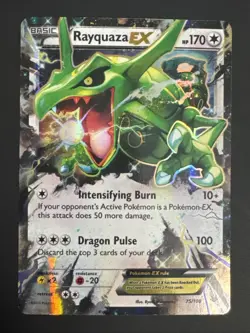 Pokemon TCG Rayquaza EX 75/108 - XY Roaring Skies - Ultra Rare Holo NM - Image 1