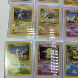 Pokemon Card Joblot Bundle Base Set 1999 + Covers For Grading PSA RB - Image 2