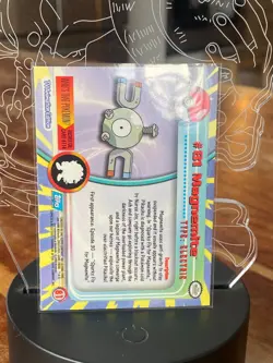 Magnemite #81 Pokemon Topps 1999/2000 TV Animation Blue Logo Series 1 - Image 2