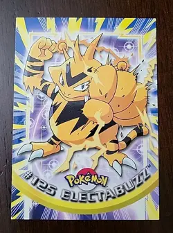 LP! 2000 Topps Pokemon Electabuzz 125 TV Animation Series 3 Blue Label Non Holo - Image 1