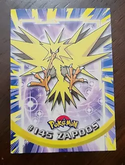 MP! 2000 Topps Pokemon TV Animation Edition Series 3 Non Holo #145 Zapdos - Image 1