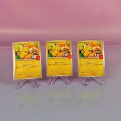 3X PIKACHU PROMO POKEMON TCG 020/M-P 2025 MC DONALDS JAPAN MINT JAPANESE - Image 1