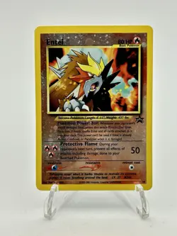 Pokemon TCG WOTC Entei Reverse Holo Black Star Promos Holo - MP #34 - Image 1