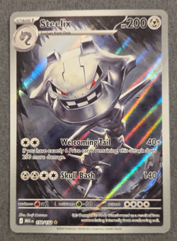 Steelix Illustration Rare 150/132 Mega Evolution POKEMON TCG - Image 1