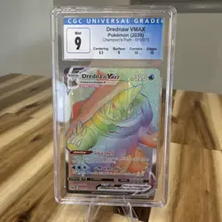 Drednaw VMAX 075/073 - Pokemon Champions Path Rainbow Secret Rare - CGC 9 - Image 1
