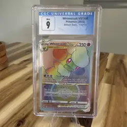 Pokemon TCG Whimsicott VSTAR Brilliant Stars 175/172 Secret Rare CGC Mint 9 - Image 1