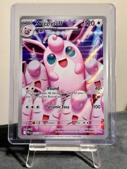 Wigglytuff 105/094 Holo Illustration Rare Phantasmal Flames Pokemon TCG NM - Image 1