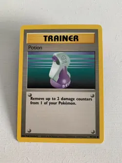 POKEMON TRAINER POTION, 94/102 BASE SET. 1999 WOTC. - Image 1