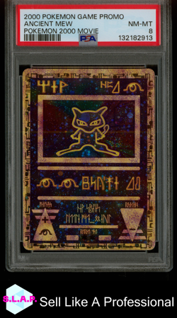 ANCIENT MEW POKEMON 2000 MOVIE POKEMON GAME MOVIE 2000 PSA 8 - Image 1