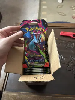 Pokemon TCG Phantasmal Flames Sleeved Booster Packs 24x Case - Image 1