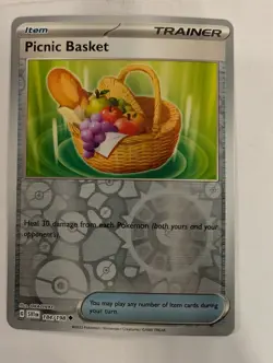 Picnic Basket 184/198 Scarlet & Violet Base Set Pokemon Reverse Holo Foil Nice! - Image 1