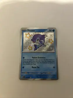 Pokemon TCG Finizen Scarlet & Violet: Paldean Fates 123/091 Holo Shiny Rare - Image 1