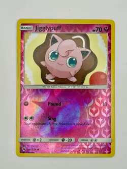 🇨🇦 NM Pokemon TCG Jigglypuff Sun & Moon - Lost Thunder 133/214 Reverse Holo - Image 1