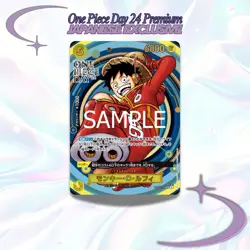 SEALED Premium Card Collection ONE PIECE DAY 24 Japanese OP07-109 [SR] + DON - Image 2