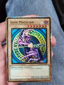 Yugioh MAGO-EN002 Dark Magician - Premium Gold Rare 1st Edition - Image 1