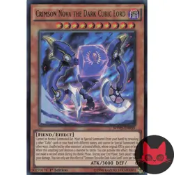 Yugioh Crimson Nova the Dark Cubic Lord MVP1-EN039 Ultra Rare 1st Edition NM - Image 1