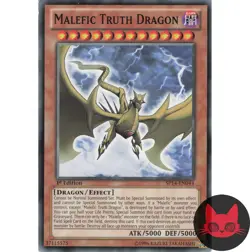 Yugioh Malefic Truth Dragon SP14-EN044 Common 1st Edition LP - Image 1