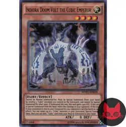 Yugioh Indiora Doom Volt the Cubic Emperor MVP1-EN038 Ultra Rare NM - Image 1