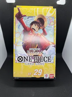 NEW ONE PIECE CARD GAME: EGGHEAD LUFFY STARTER DECK ST-29 TCG ENGLISH SEALED - Image 1