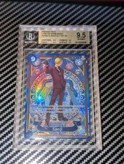 One Piece Sanji (SP) OP06-119 A Fist of Divine Speed Foil OP11 BGS - Image 1
