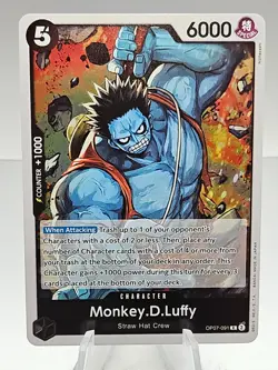 OP07-091 MONKEY.D.LUFFY Rare 500 Years In The Future One Piece - Image 1