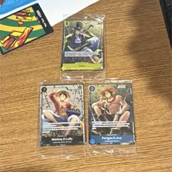 One piece mini tin promo vol 2 Set Of 3 Op-13 ENGLISH Luffy, Sabo, Ace - Image 1