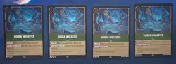 Disney Lorcana Hidden Inkcaster 36/P1 League Promo Ursula's Return Playset of 4 - Image 1