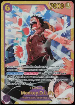 Monkey.D.Luffy (061) SEC Extra Booster: Anime 25th Collection EB02-061 NMFoil - Image 1
