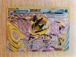 Greninja BREAK 41/122 BREAKpoint NM Ultra Rare Pokemon Card - Image 1