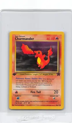Charmander 50/82 - 1ST EDITION - Team Rocket - VINTAGE WOTC POKEMON CARD - NM - Image 1